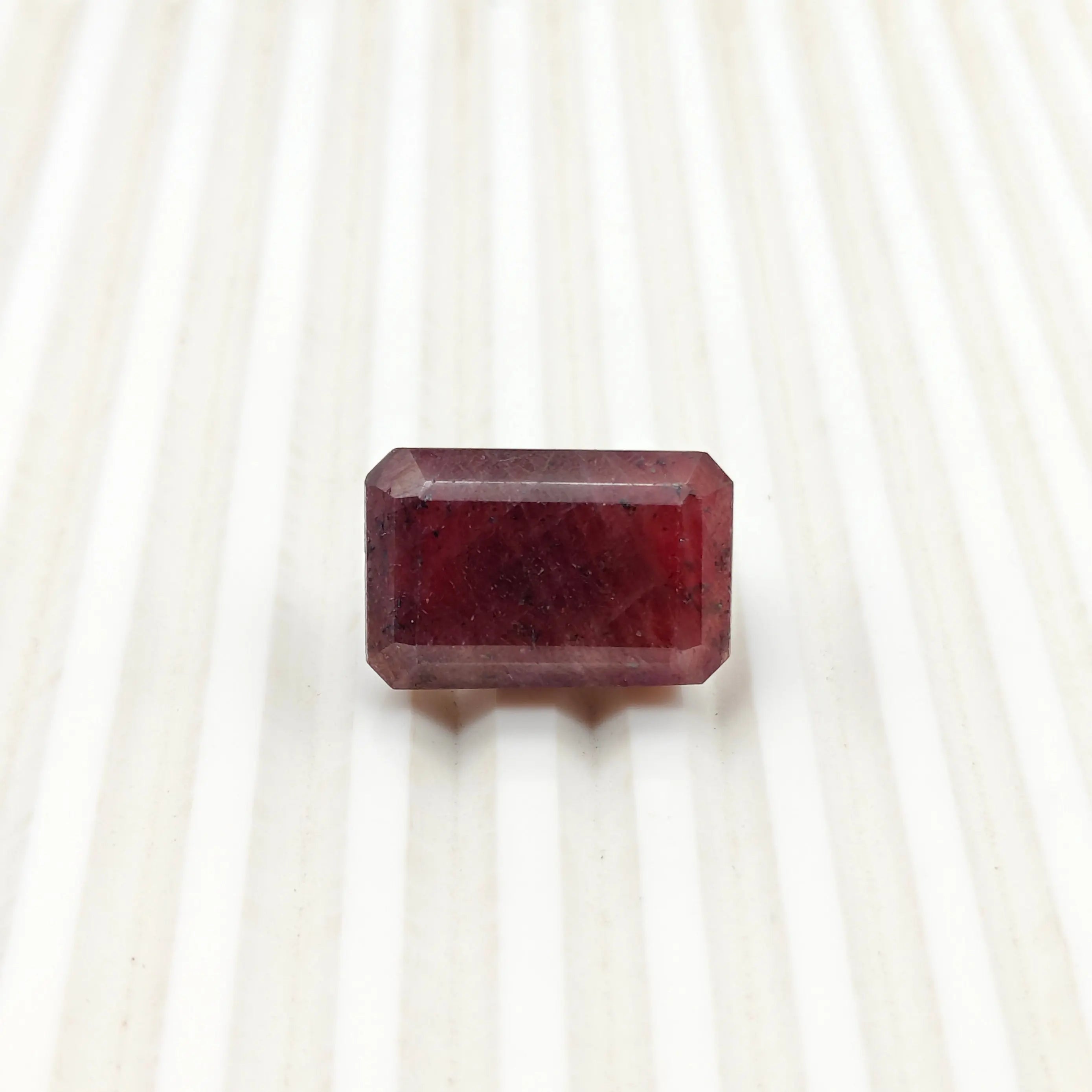 A+ QUALITY SQUARE MIXED NATURAL RUBY, RED COLORED, INDIAN GEMSTONE, WEIGHT 55.3 CTS ABC Jewelries